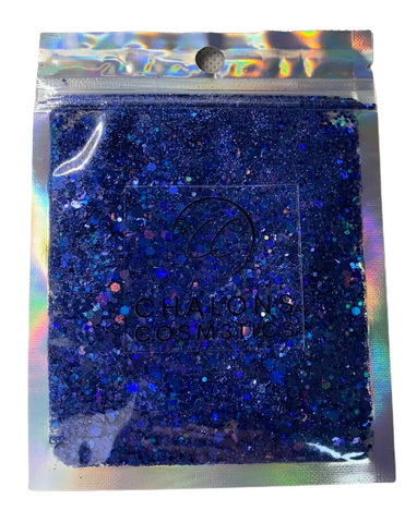 Blue Chunky Glitter